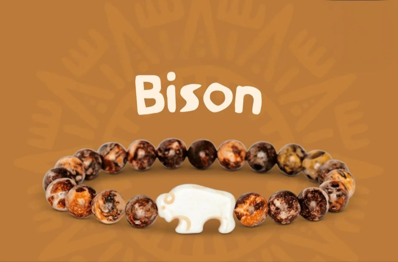 The Bison Bracelet — Помаранчево-коричневий