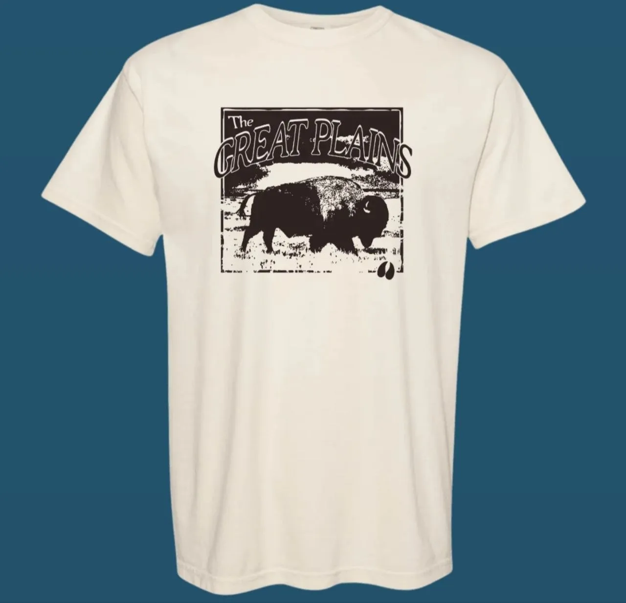 The Bison Tee — Молочна / S