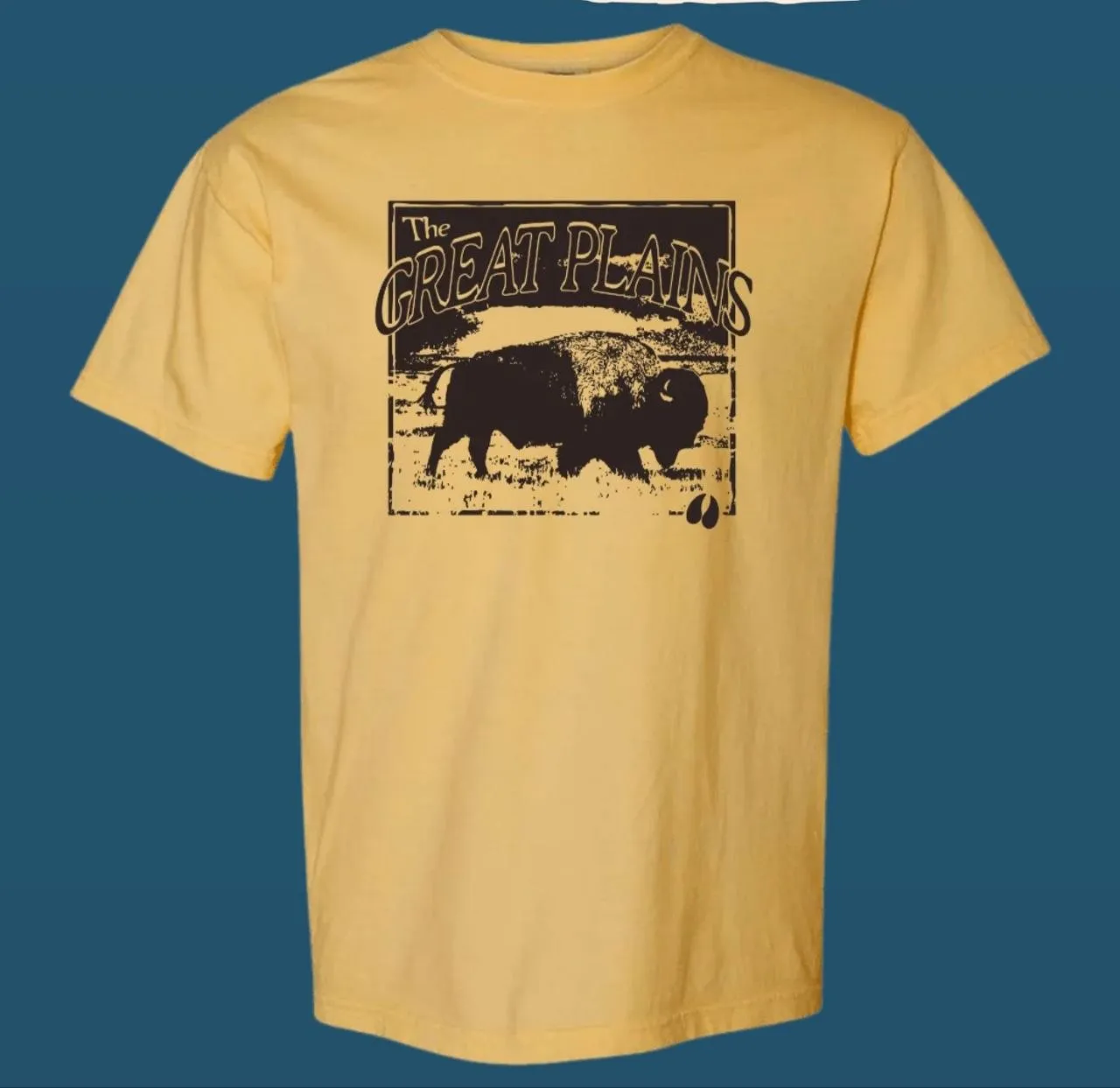The Bison Tee — Гірчична / S