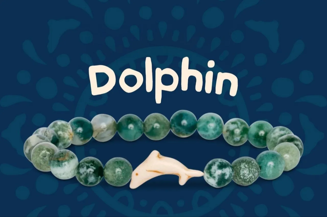 The Dolphin Bracelet — Зелений