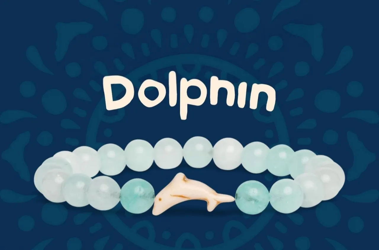 The Dolphin Bracelet — Світло-блакитний