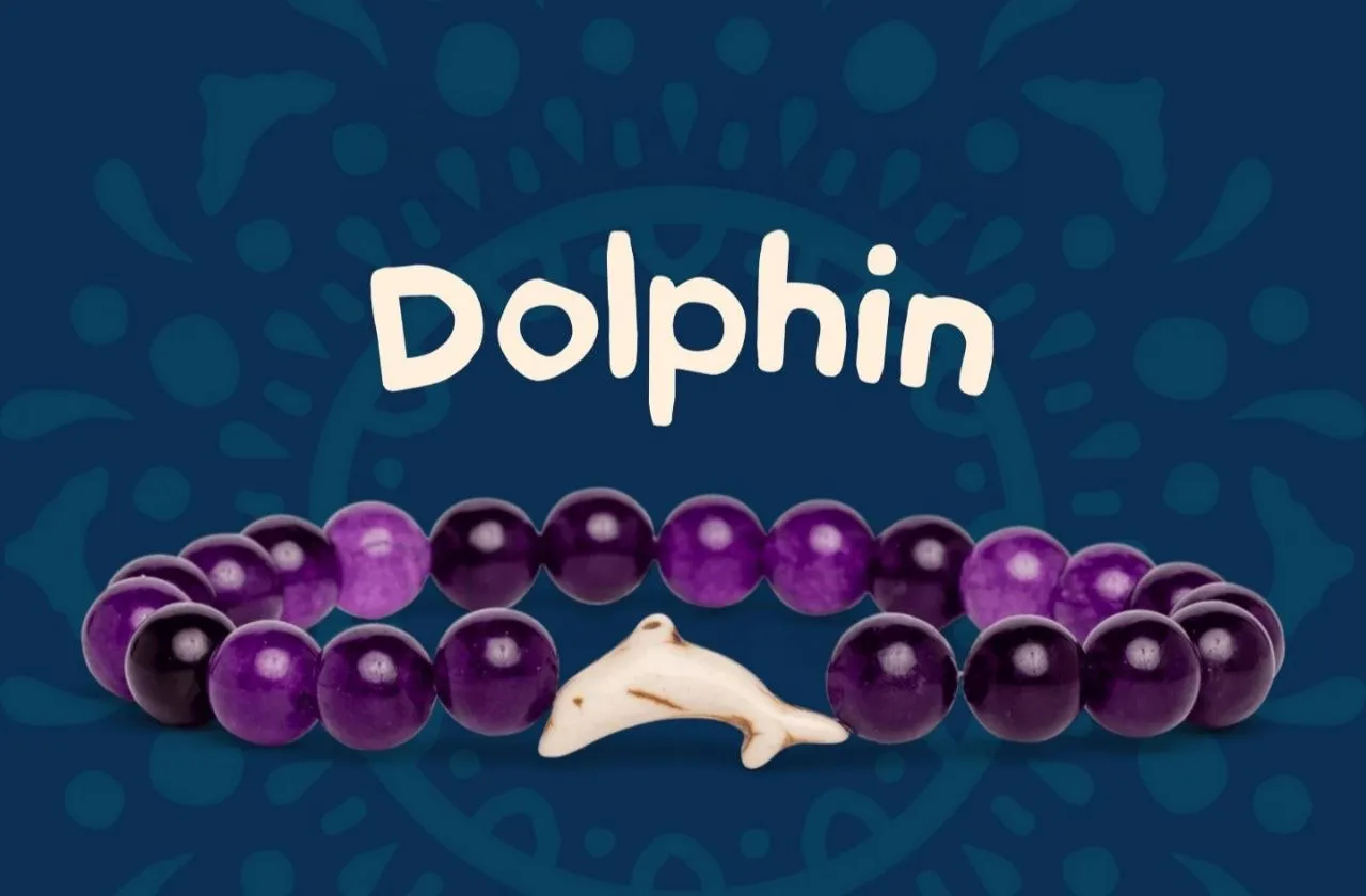 The Dolphin Bracelet — Темно-фіолетовий