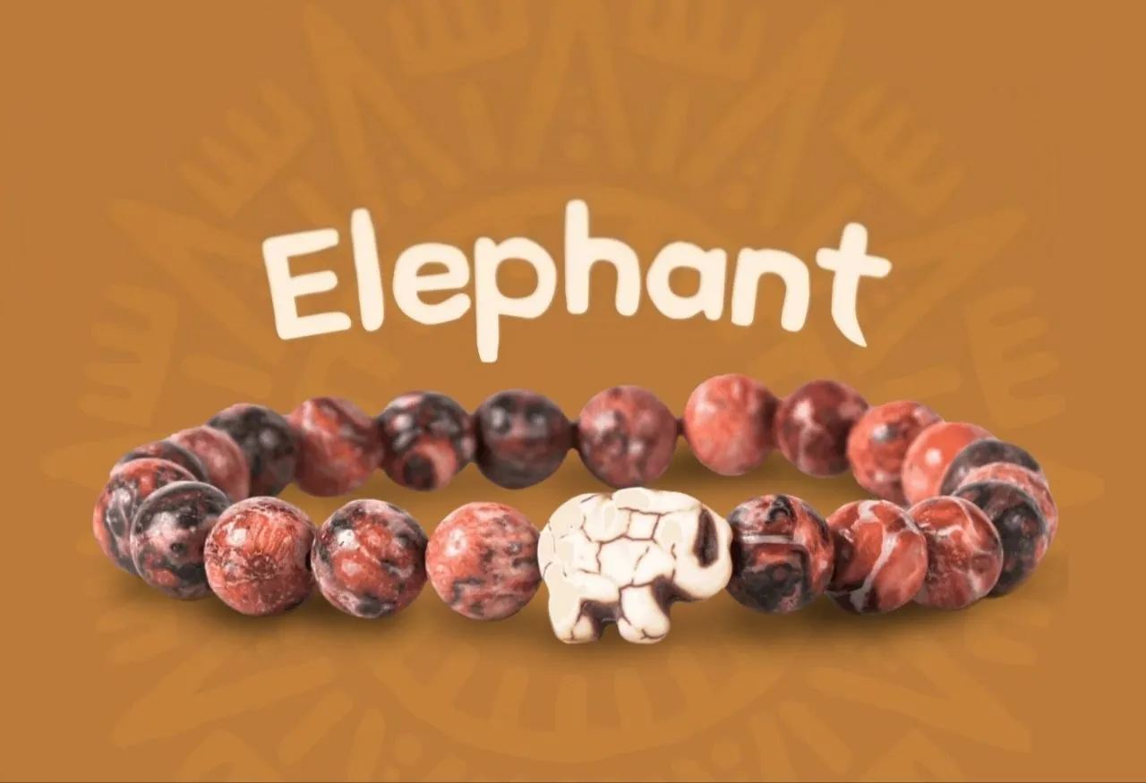 The Elephant Bracelet — Червоний