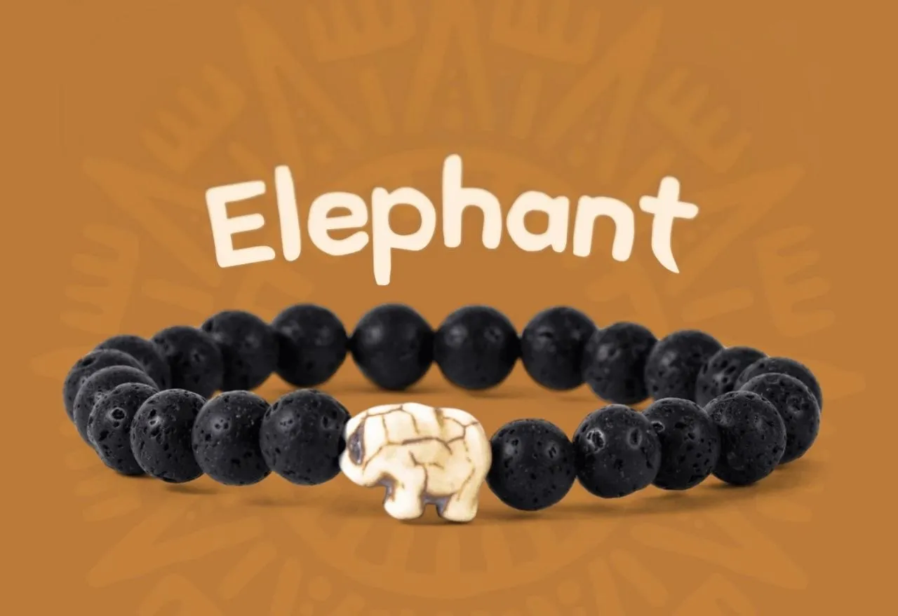 The Elephant Bracelet — Чорний