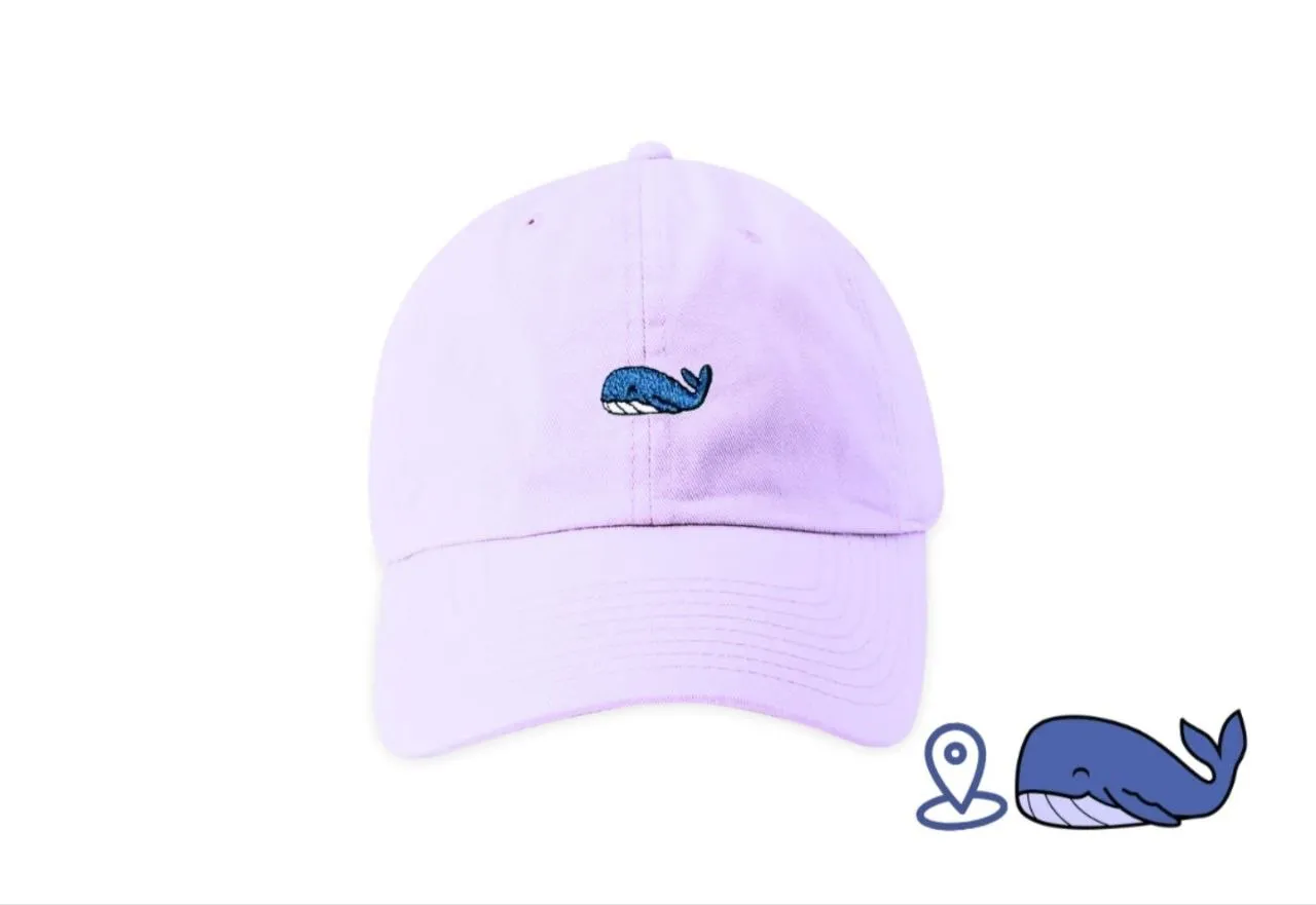 The Ocean Animal Cap — Кит / Лавандова