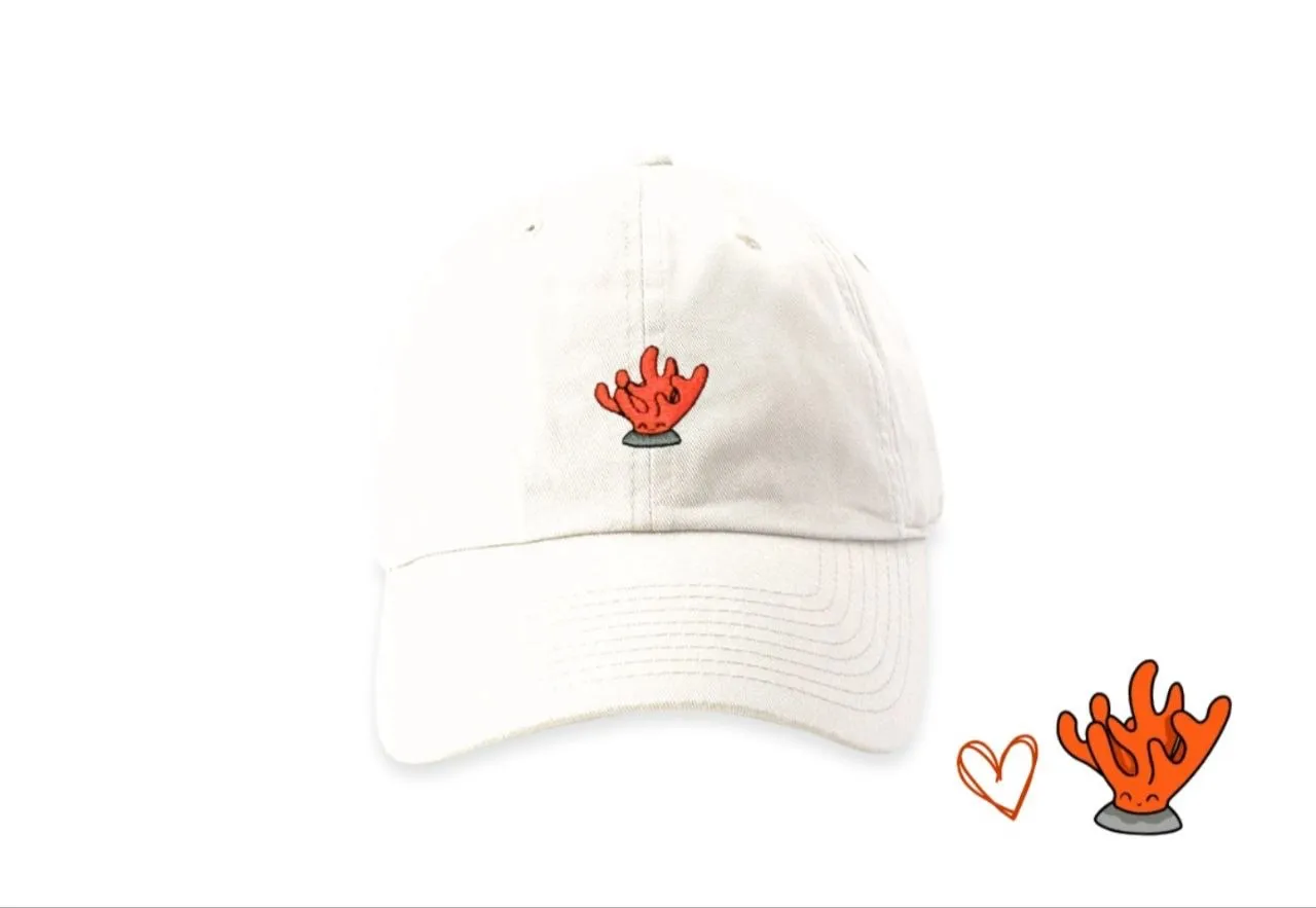 The Ocean Animal Cap — Корал / Біла