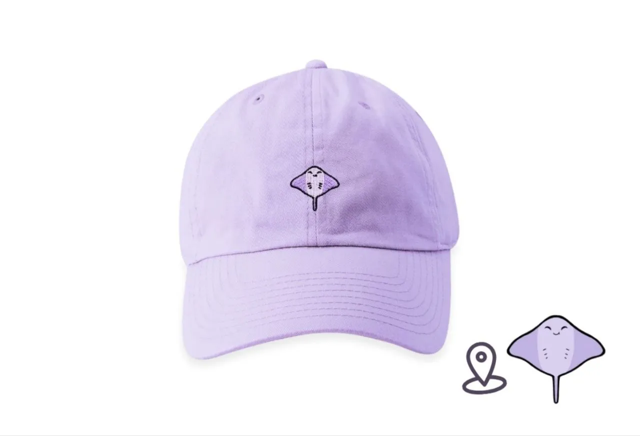 The Ocean Animal Cap — Скат / Лавандова