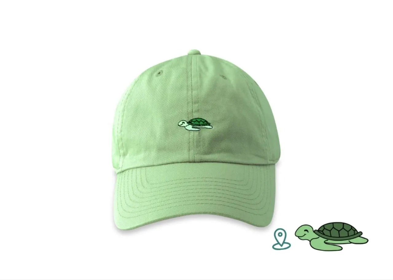 The Ocean Animal Cap — Морська черепаха / Салатова