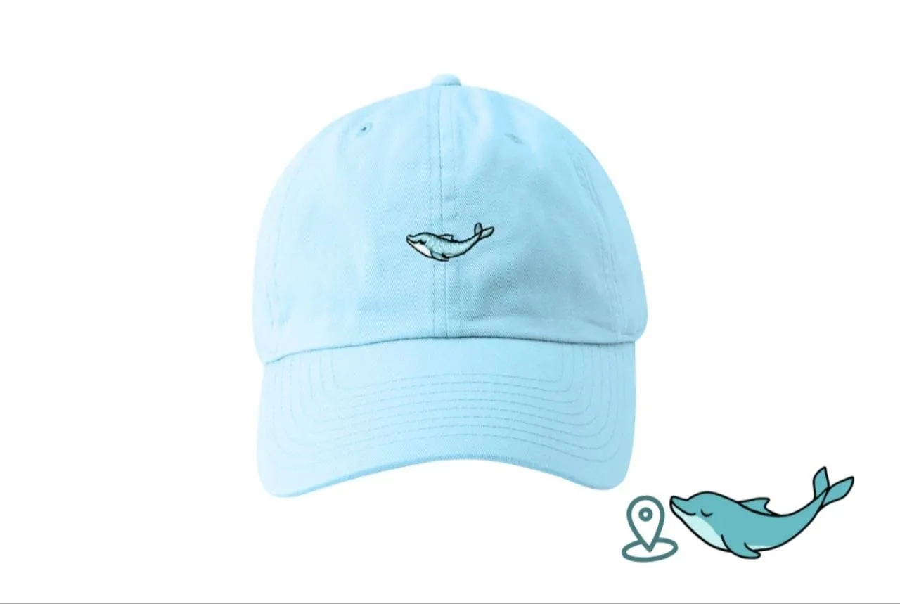 The Ocean Animal Cap — Дельфін / Блакитна
