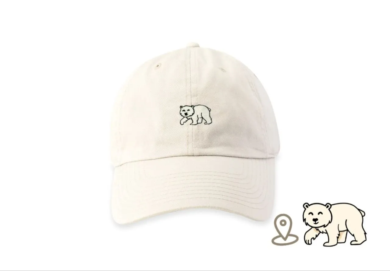 The Ocean Animal Cap — Білий ведмідь / Кремова
