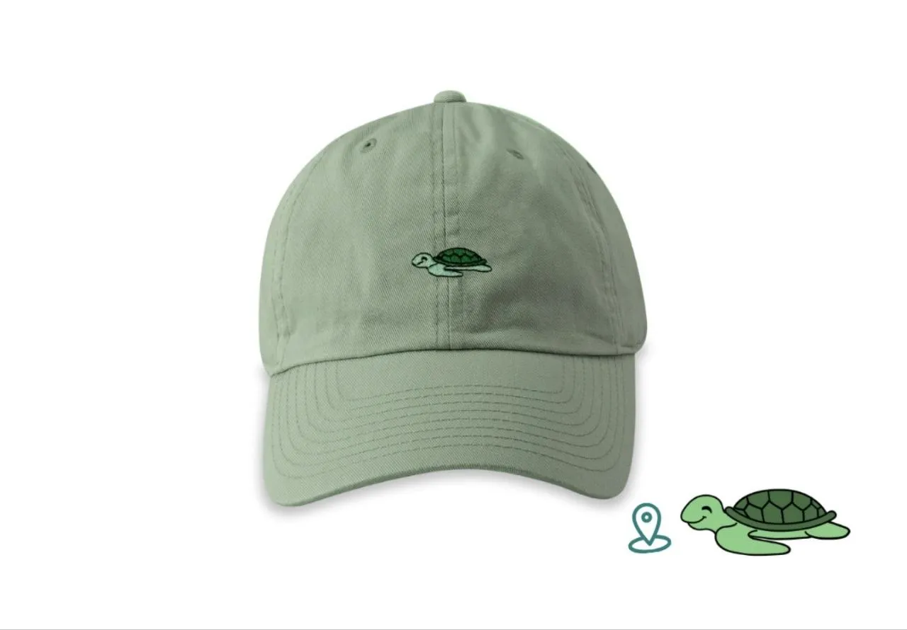 The Ocean Animal Cap — Морська черепаха / Оливкова