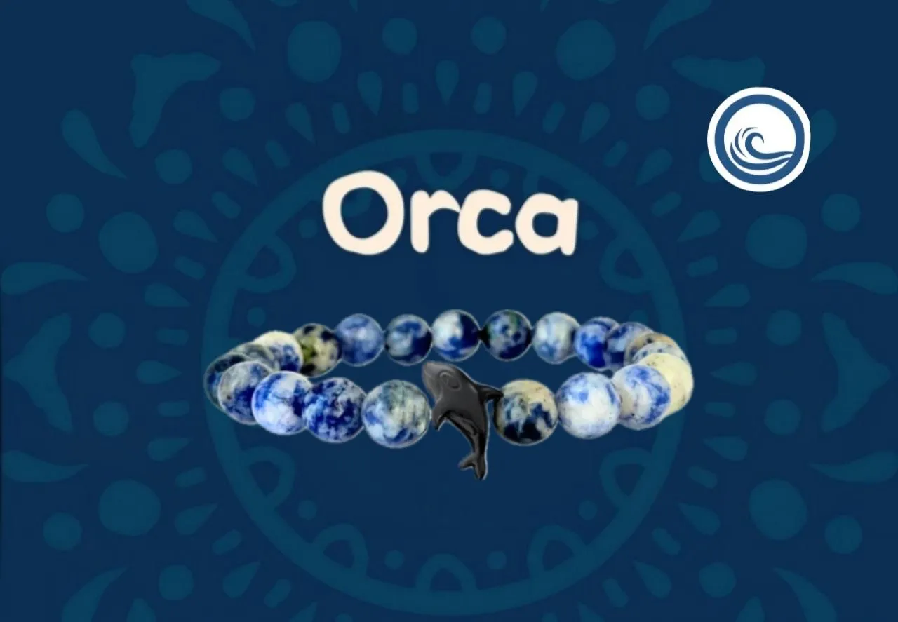 The Orca Bracelet — Синьо-білий