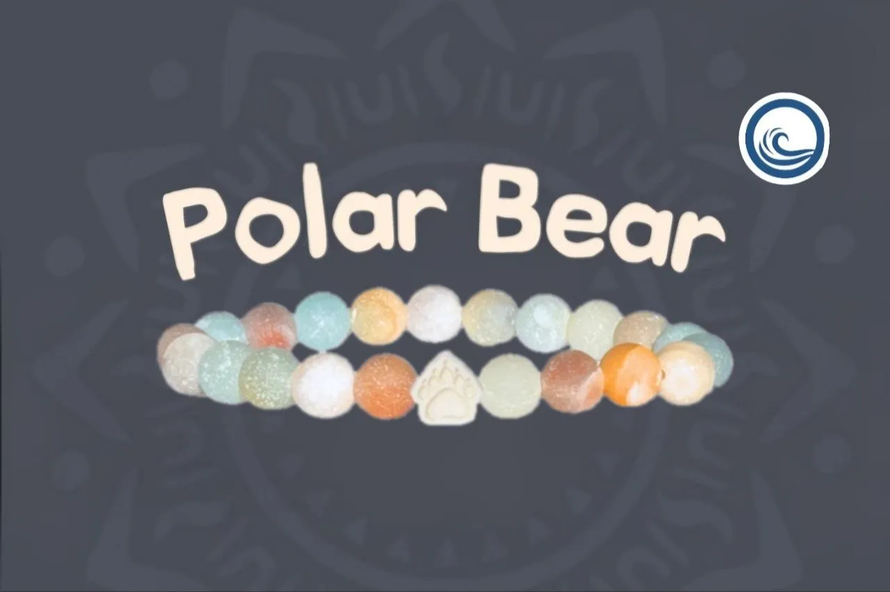 The Polar Bear Bracelet — Бежево-блакитний