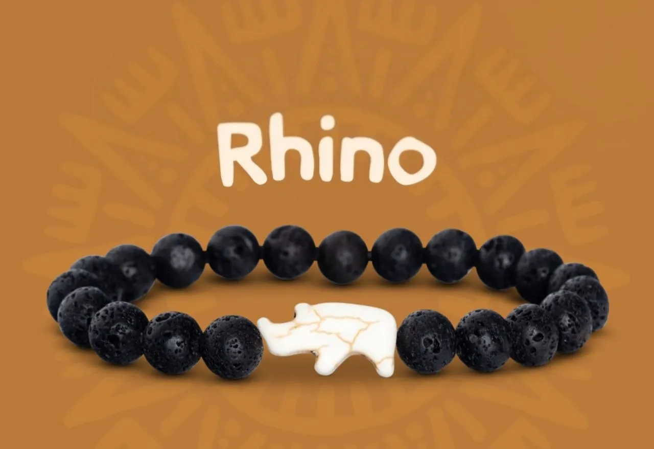 The Rhino Bracelet — Чорний
