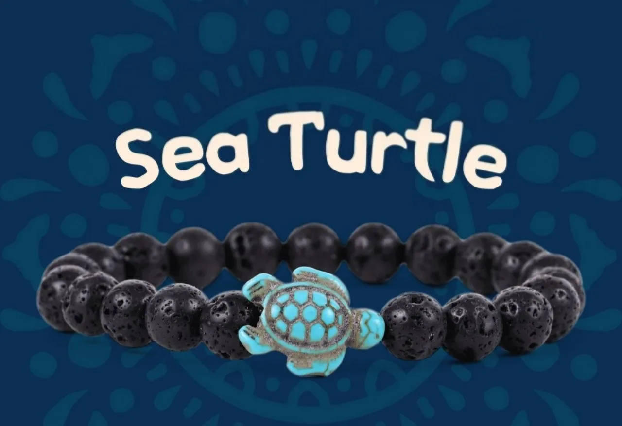 The Sea Turtle Bracelet — Чорний