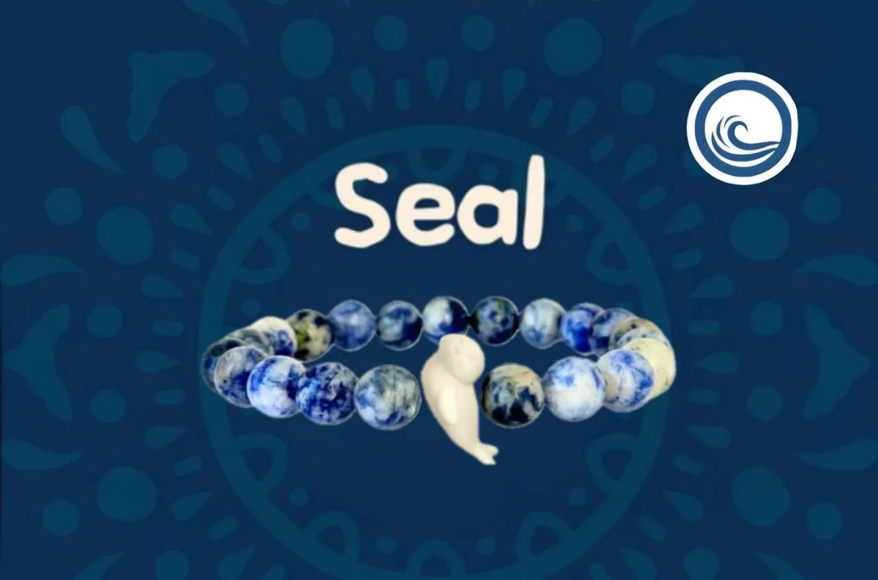 The Seal Bracelet — Синьо-білий