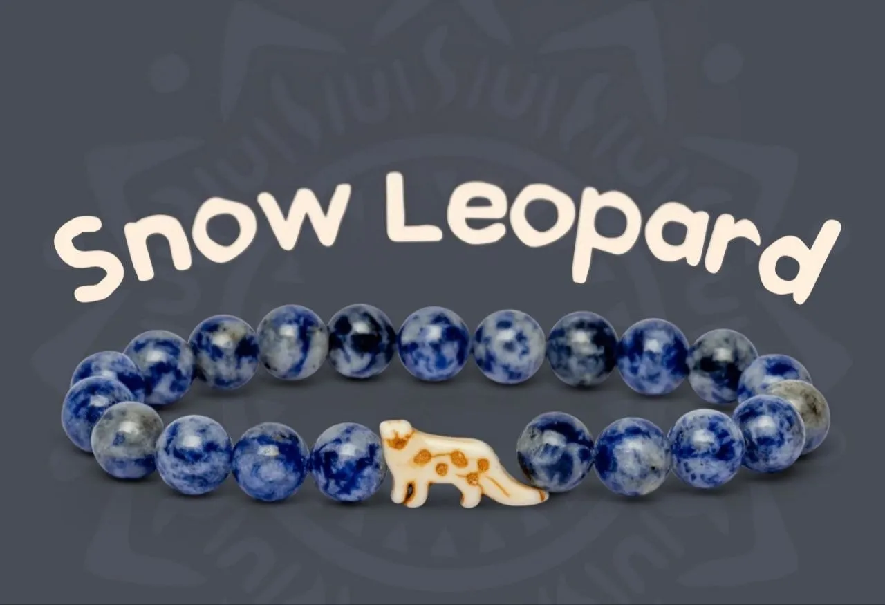 The Snow Leopard Bracelet — Синьо-білий
