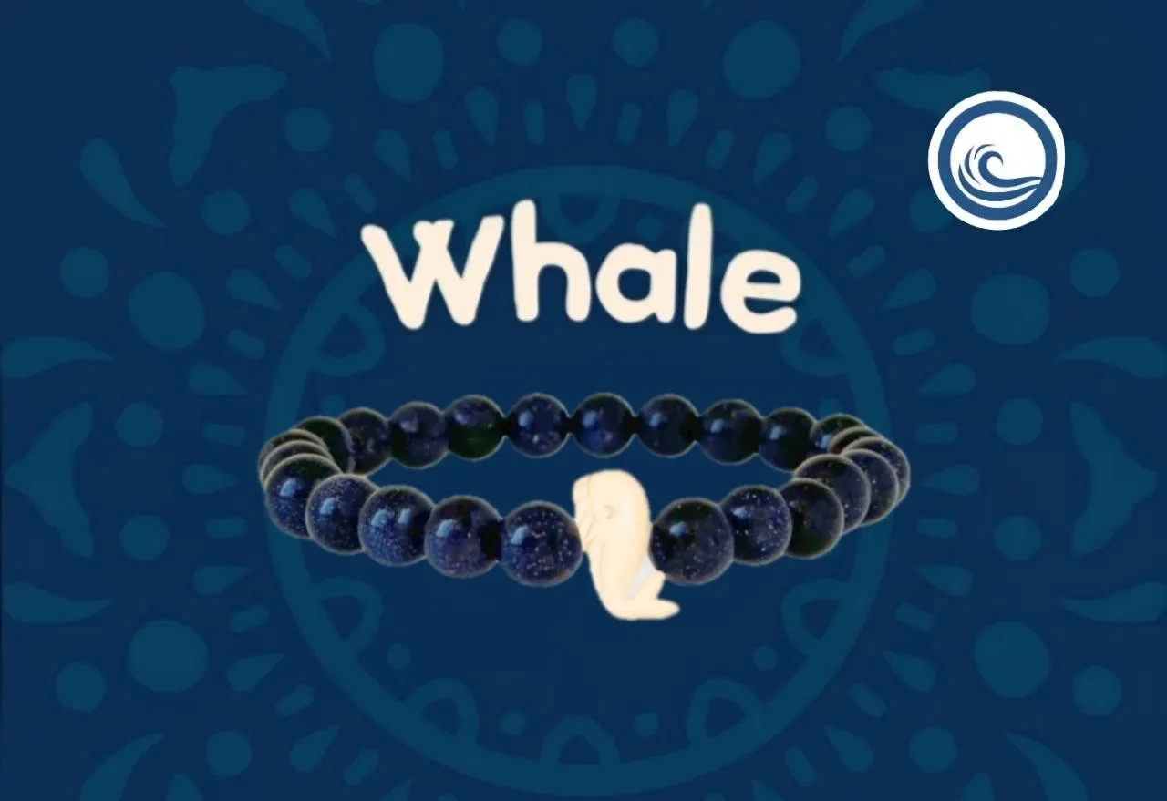 The Whale Bracelet — Темно-синій