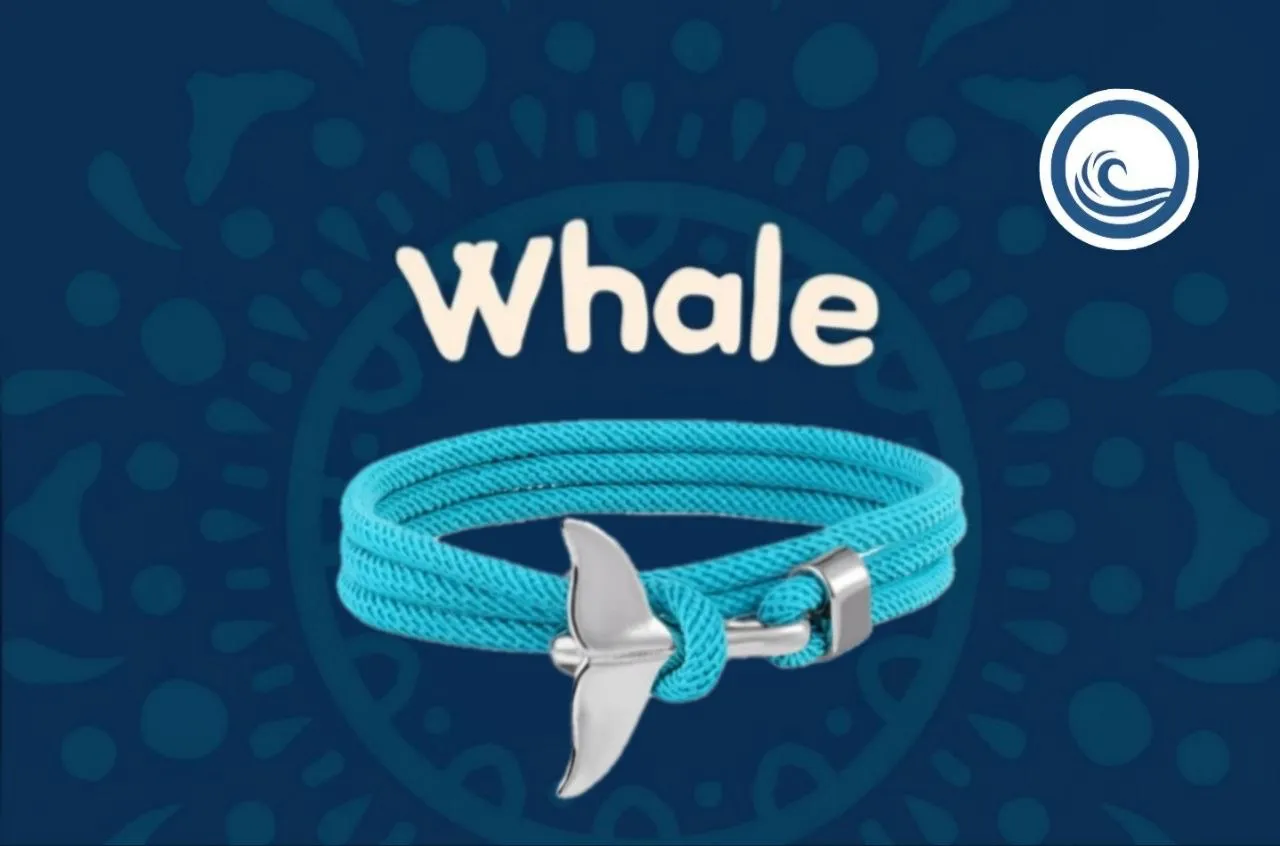 The Whale Bracelet — Бірюзовий шнур