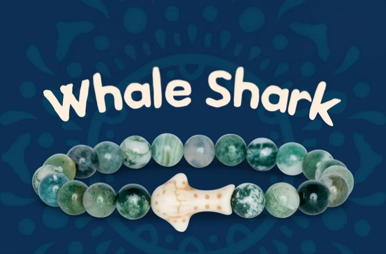The Whale Shark Bracelet — Зелено-білий
